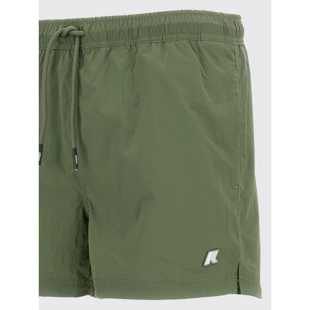 K-Way Men Boxer Swim Trunks K-Way In Nylon